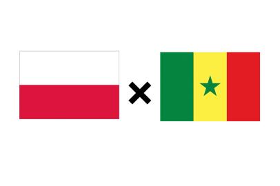 escudos, montagem, futebol, copa do mundo, polônia, senegal