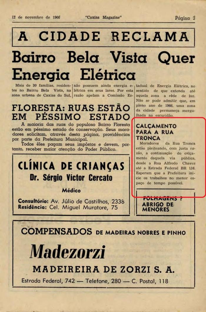 Centro de Memória da Câmara de Vereadores de Caxias do Sul / reprodução