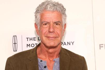 WASTED! The Story of Food Waste Premiere - 2017 Tribeca Film FestivalNEW YORK, NY - APRIL 22: Anthony Bourdain attends WASTED! The Story of Food Waste Premiere during 2017 Tribeca Film Festival at BMCC Tribeca PAC on April 22, 2017 in New York City.   Robin Marchant/Getty Images for Tribeca Film Festival/AFPEditoria: ACELocal: New YorkIndexador: Robin MarchantSecao: PeopleFonte: GETTY IMAGES NORTH AMERICAFotógrafo: STR