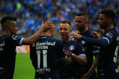  PORTO ALEGRE, RS, BRASIL, 10/06/2018- Grêmio recebe o América-MG na Arena, em jogo válido pela 11ª rodada do Brasilerão. (FOTOGRAFO: TADEU VILANI / AGENCIA RBS)