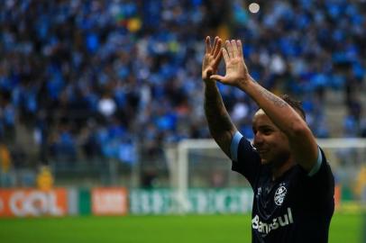  PORTO ALEGRE, RS, BRASIL, 10/06/2018- Grêmio recebe o América-MG na Arena, em jogo válido pela 11ª rodada do Brasilerão. (FOTOGRAFO: TADEU VILANI / AGENCIA RBS)