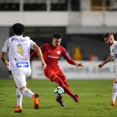  SANTOS, SP, 10.06.2018. Inter enfrenta o Santos na Vila Belmiro em partida válida pela 11ª rodada do Brasileirão. Foto: Ricardo Duarte/Internacional, Divulgação