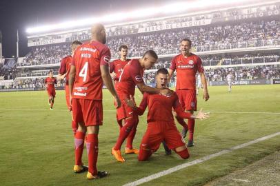  SANTOS, SP, 10.06.2018. Inter enfrenta o Santos na Vila Belmiro em partida válida pela 11ª rodada do Brasileirão. Foto: Ricardo Duarte/Internacional, Divulgação