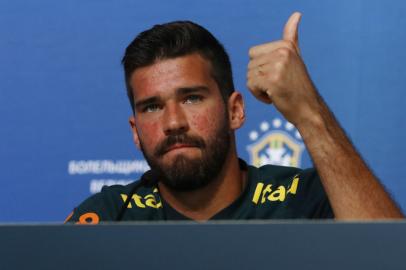 alisson, seleção brasileira, goleiro, coletiva, futebol, copa