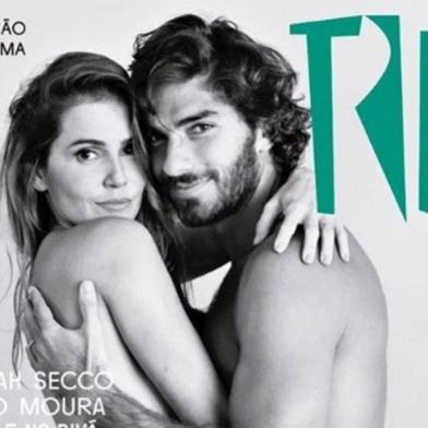 Deborah Secco e Hugo Moura na revista Trip. No Instagram da atriz.