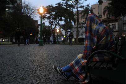  CAXIAS DO SUL, RS, BRASIL 14/06/2018A exatamente uma semana para o início da estação mais fria do ano ¿ o inverno ¿ algumas cidades da Serra amanheceram com temperaturas negativas ou próximas a 0°C nesta quinta-feira. (Felipe Nyland/Agência RBS)