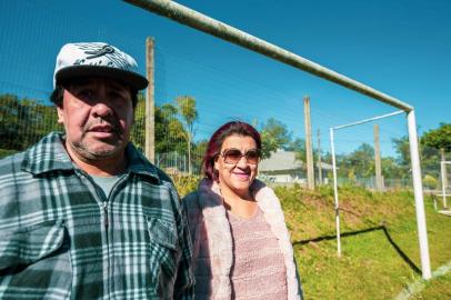  Veranópolis, RS, BRASIL, 13/06/2018  : Especial Copa do Mundo - goleiro Cássio - case do especial origens da copa.  João Carlos de Ramos - Kojaque - tio - Maria de Lourdes Ramos - Mãe (Omar Freitas/Agência RBS)Indexador: Omar Freitas