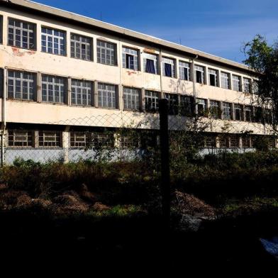  CAXIAS DO SUL, RS, BRASIL 14/06/2018Escola Cristovão sofre com a falta de investimento para reformá la.