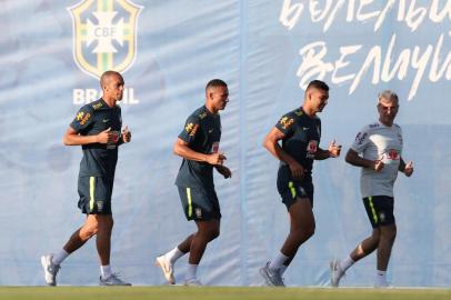 Treno da Seleção Brasileira em Sochi, na Rússia.