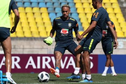  CBF OficialTreino da Seleção em Sochi. Neymar. Lucas Figueiredo/CBF