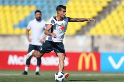 Treino da Seleção em Sochi, na Rússia. Philippe Coutinho.