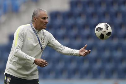  SÃO PETESBURGO, RÚSSIA, 21.06.2018. Treino da Seleção Brasileira em São Petesburgo, na véspera do segundo jogo da primeira fase da Copa do Mundo 2018.Foto: André Mourão/MoWA PressIndexador: Andre Mourao