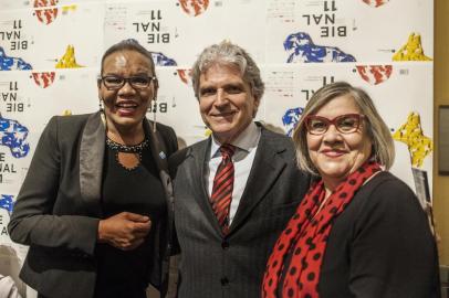 Lançamento Catálogo Bienal: Gilberto Schwartzmann,  Gloria Crystal, ativista do movimento Trans, e Maria Berenice Dias, advogada especializada em Direito das Famílias, Sucessões e Direito Homoafetivo