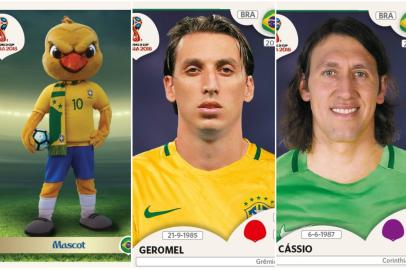 figuranhas copa album geromel cassio canarinho pistola