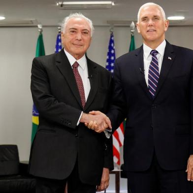 (BrasÃ­lia - DF, 26/06/2018) Visita do Vice-Presidente dos Estados Unidos, Mike Pence.Foto: Alan Santos/PR