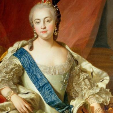 Retrato da czarina russa Elizabeta Petrovna Romanov, que governou a Rússia entre 1741 e 1761, pintado pelo artista Carle van Loo. O original, em óleo sobre tela, está hoje no Peterhof State Museum Reserve, em São Petersburgo.