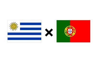 escudos, montagem, futebol, copa do mundo, uruguai, portugal