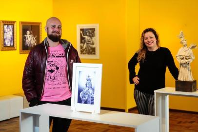  CAXIAS DO SUL, RS, BRASIL, 27/06/2018. Artistas Rafael Dambros e Daniela Antunes abrem exposição ReLigare no Museu dos Capuchinhos a partir de sexta, 29. (Diogo Sallaberry/Agência RBS)