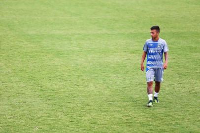  PORTO ALEGRE, RS, BRASIL, 26-01-2018: Entrevista com Matheus Henrique, meio campista destaque do time de transição do Grêmio (FOTO LAURO ALVES/AGÊNCIA RBS, Editoria de Esportes).