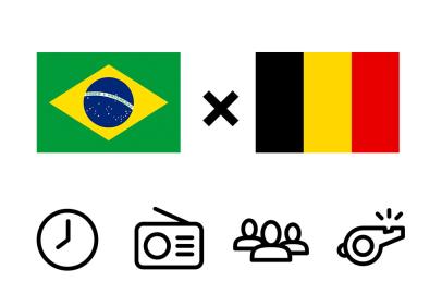 escudos, montagem, copa do mundo, brasil, bélgica