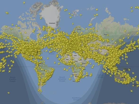 Flightradar24 / Reprodução