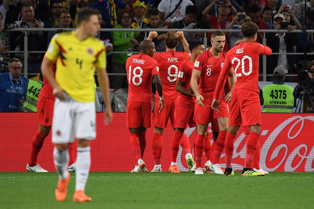 Inglaterra x Colômbia, Quartas de final