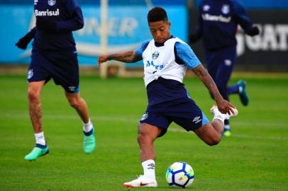  PORTO ALEGRE, RS, BRASIL, 03-07-2018. Grêmio faz treino no CT Luiz Carvalho. Na foto: Marinho (MATEUS BRUXEL/AGÊNCIA RBS)