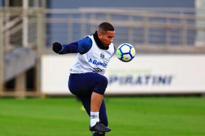  PORTO ALEGRE, RS, BRASIL, 03-07-2018. Grêmio faz treino no CT Luiz Carvalho. Na foto: Jael(MATEUS BRUXEL/AGÊNCIA RBS)