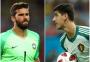 Alisson ou Courtois: qual goleiro leva vantagem se Brasil x Bélgica for para os pênaltis 