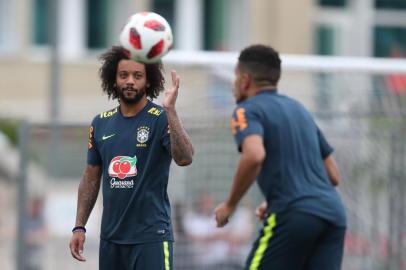  Último treino da Seleção em Sochi. Marcelo . Lucas Figueiredo/CBF