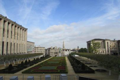 Mont des Arts, em Bruxelas, na Bélgica.