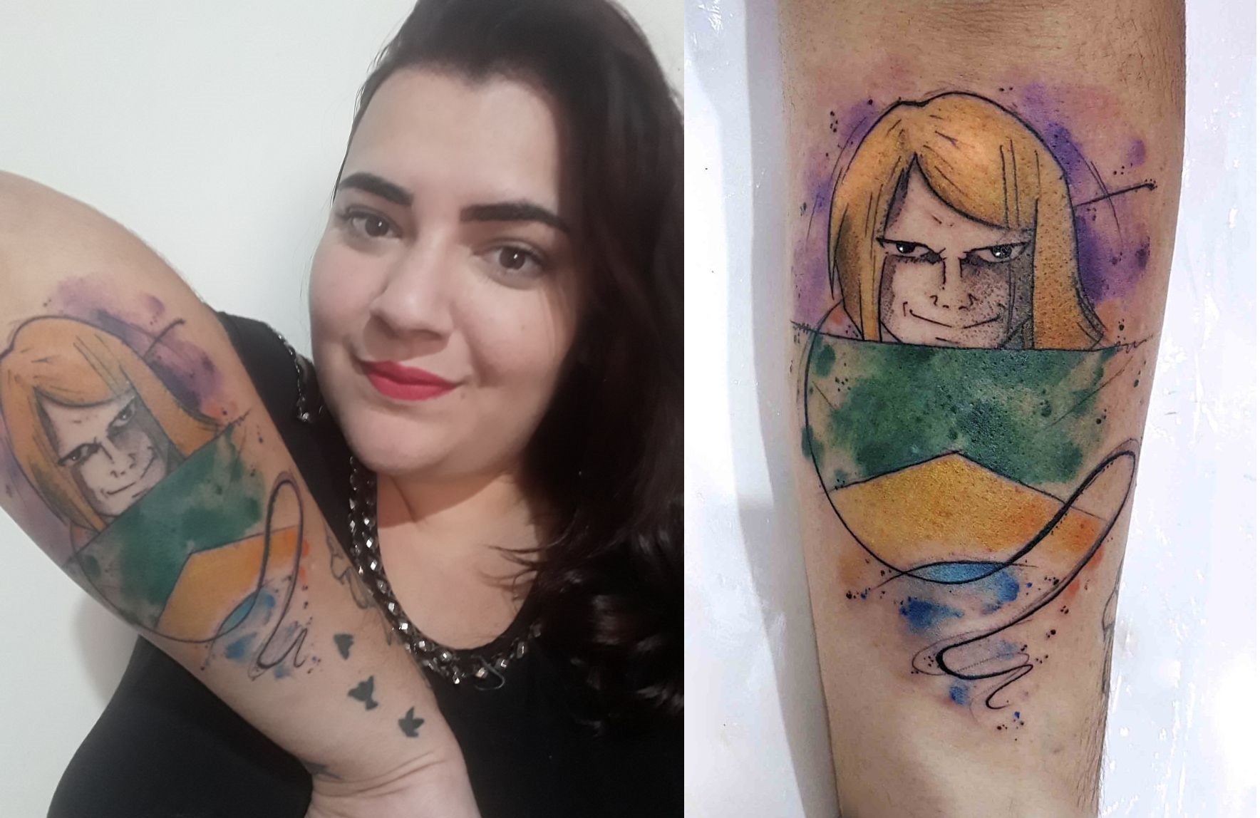 Manicure de Joinville faz tatuagem do 'torcedor misterioso': 'A torcida é  pelo hexa, não me arrependo', Santa Catarina