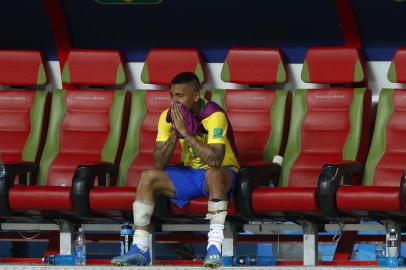 BRASIL X BÉLGICARUS - BRASIL/BÉLGICA - ESPORTES - Gabriel Jesus do Brasil lamenta derrota durante a partida entre Brasil x Bélgica válida pela Copa do Mundo 2018 realizada na Arena Kazan, em Kazan, Rússia. 06/07/2018 - Foto: RODOLFO BUHRER/FOTOARENA/FOTOARENA/ESTADÃO CONTEÚDOEditoria: ESPORTESLocal: KAZANIndexador: RODOLFO BUHRERFonte: 1563313Fotógrafo: FOTOARENA