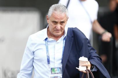 Brazils coach Tite leaves his teams hotel in Kazan on July 7, 2018, a day after the five-time champions crashed out of the Russia 2018 World Cup football tournament after a 2-1 quarter-final defeat to Belgium. / AFP PHOTO / Benjamin CREMEL