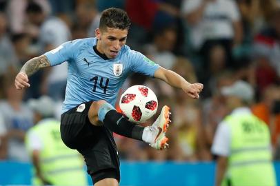 Lucas Torreira, volante da seleção do Uruguai na Copa do Mundo 2018