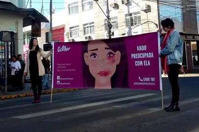 Projeto Acolher em Vacaria está realizando diversas ações contra a violência doméstica na cidade.