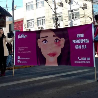 Projeto Acolher em Vacaria está realizando diversas ações contra a violência doméstica na cidade.