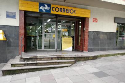 Agência dos Correios na Rua Sinimbu em Caxias do Sul