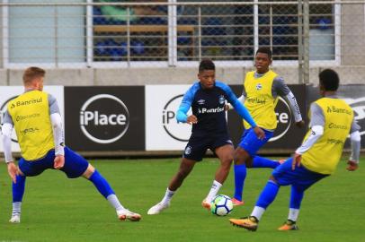  PORTO ALEGRE, RS, BRASIL, 11-07-2018. Grêmio faz mais um jogo-treino nesta intetemporada contra o São José, no CT Luiz Carvalho. (TADEU VILANI/AGÊNCIA RBS)