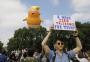 Milhares de pessoas protestam em Londres contra Trump
