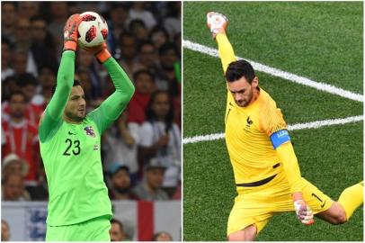 subasic, lloris, croácia, frança, copa do mundo, futebol