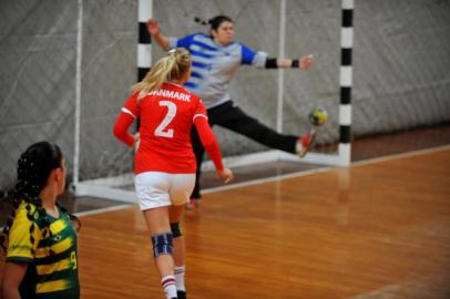  CAXIAS DO SUL, RS, BRASIL 13/07/2018Campeonato mundial de Handball para surdos: Brasil X Dinamarca. (Lucas Amorelli/Agência RBS)