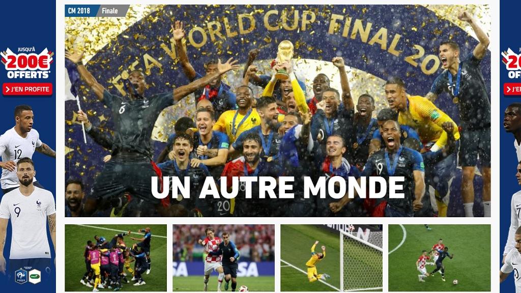 Temporal, peixinhos e palmas entre rivais: a festa no campo da final da Copa  do Mundo
