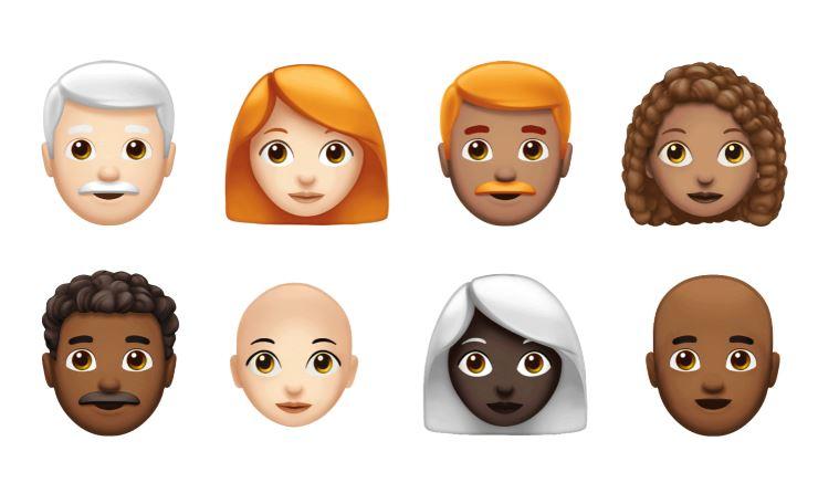 157 novos emojis serão liberados em 2018; lista inclui careca