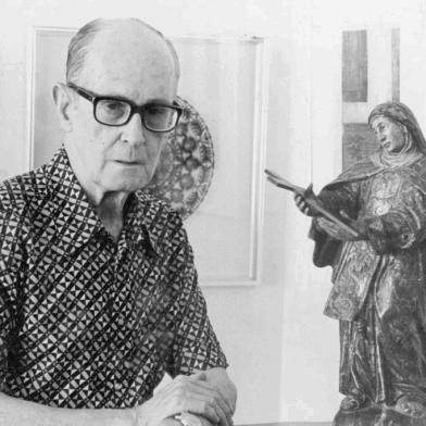 Carlos Drummond de Andrade - poeta e escritor#PÁGINA: 1#PASTA: 017045 Fotógrafo: Não se Aplica