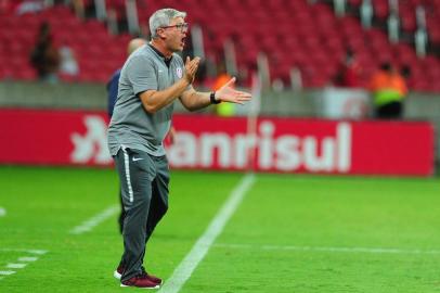 PORTO ALEGRE, RS, BRASIL, 18/01/2018 - Inter x Veranópolis. Válido pela primeira rodada do Gauchão.Na foto:Odair Hellmann (FOTOGRAFO: LAURO ALVES / AGENCIA RBS)