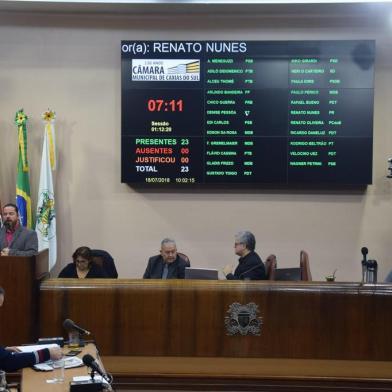 Sessão da Câmara de Vereadores de Caxias do Sul