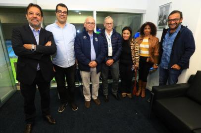  PORTO ALEGRE, RS, BRASIL - 18/07/2018 - Camarote e placa em homenagem a Paulo SantAna. (Isadora Neumann/Agência RBS)Indexador: ISADORA NEUMANN