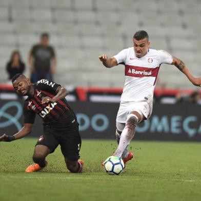  FOTO EM BAIXA RESOLUÇÃO. Atlético-PR recebe o Inter na Arena da Baixada pelo Brasileirão 2018.