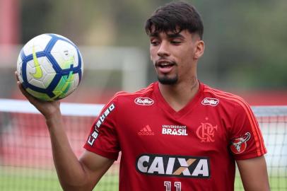  Treino do Flamengo, na foto o jogador Lucas Paquetá 